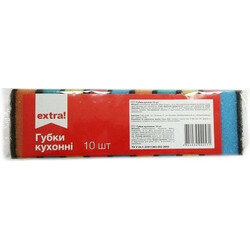 Extra!Губки кухонные  10шт-уп (4824034022571)