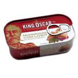 King Oscar. Печень трески  стерилизовонная 121г(7046271503027)