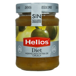 Helios. Джем из зеленых слив без сахара 280гр (8410095008423)