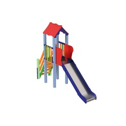 Kidigo. Дитячий комплекс Міні, висота гірки 1,2 м(11393)