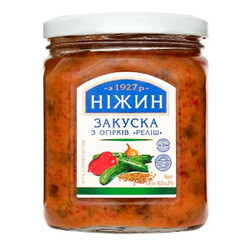 Ніжин. Закуска з огірків релиш 460гр(84823006804319)