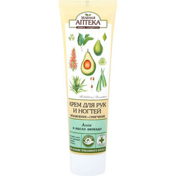 Зелена Аптека. Крем для рук і нігтів Яскраво-червоне Загоєння і пом'якшення 100 мл(4823015905797)