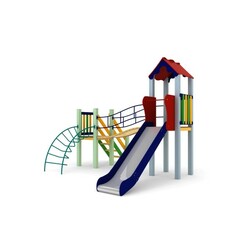 Kidigo. Дитячий комплекс Місяць, висота гірки 1,5 м(11384)