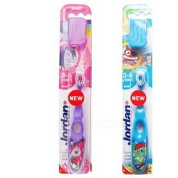 Jordan. Зубна щітка з ковпачком від 3-5 років(7038516220202)
