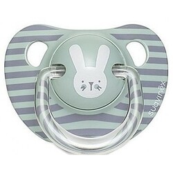 Suavinex. Пустушка анатомічна "Hygge: Затишні історії", 6-18 міс., бірюзовий зайчик (8426420068031