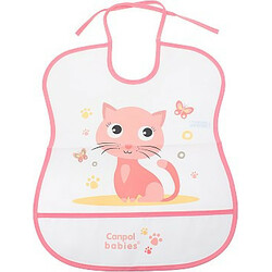 Canpol babies. Слюнявчик пластиковый мягкий, 3мес+ (5903407029191)