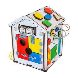 GoodPlay. Домик развивающий 28х28х35 с подсветкой (B006)