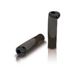 XLC. Грипсы GR-S28, черно-серый, 136мм.  (4032191960067)