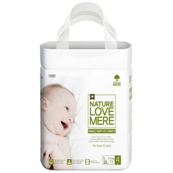NatureLoveMere. Підгузники-трусики Magic Soft Fit розмір(L)  [7-11 kg], 22 шт(8809402093694)