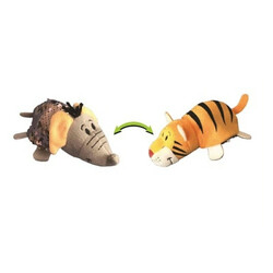 ZooPrяtki.  Мягкая игрушка с пайетками 2 в 1 - СЛОН-ТИГР (12 cm) (553IT-ZPR)