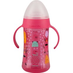 Suavinex. Чашка з м'яким носиком Історії маленьких монстрів 270 мл 4+ Рожева(8426420040280)