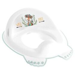 Tega Накладка на унітаз антиковзає "Дикий захід"(Лисичка) (5902963001313) Біло-зелена