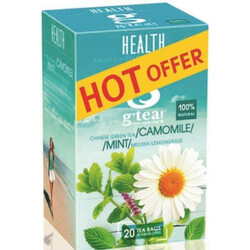 G'tea! Чай G'tea! Health суміш травно-ягідна з додаванням чаю зеленого 20x2г(5060207695992)