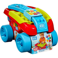 Fisher Price. Тележка-каталка "Сортируем кубики" Mega Bloks (FVJ47)
