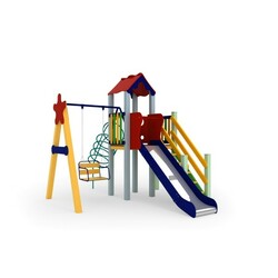 Kidigo. Детский комплекс Заяц, высота горки 1,2 м (11613)