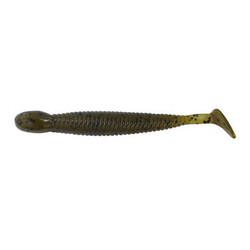 Big Bite Baitst. Силикон  Paddle Tail Grub 2.5" Green Pumpkin (1838.01.27)