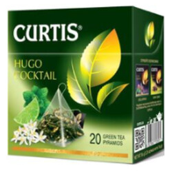 Curtis. Чай зелений Curtis Hugo Cocktail в пірамідках 20шт*1,8г(4820018739985)
