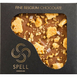 Spell . Шоколад темный и молочный с соленой карамелью 120 г(4820207310391)