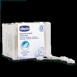 Chicco. Палички ватні з обмежувачем, 88 шт.(64759.40)