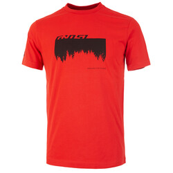 Ghost. Футболка MTN Casual Line Woods, M, красно-черная (4052968288095)