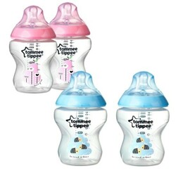 Tommee Тippee. Бутылочка для кормления с рисунком 2х260 мл. (42252181)
