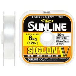 Sunline . Волосінь Siglon V 100m №2.5-0.26mm 6.0kg(1658.05.02)