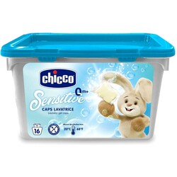 Chicco. Капсулы для стирки Sensitive 16 шт (8058664122264)
