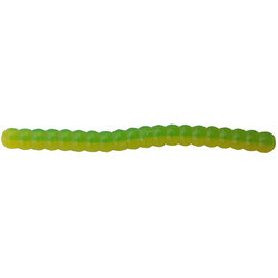 Силікон Big Bite Baitst Trout Worm 1" Green-Yellow(1838.01.67)