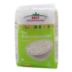Бест Альтернатива. Рис Бест Альтернатива длиннозернистый 900 г(4820009100824)
