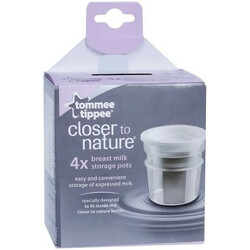 Tommee Tippee. Контейнеры для хранения грудного молока, 4 шт -  (71583)