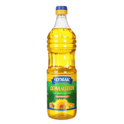 Чумак. Масло подсолнечное домашнее нерафинированное, 900 мл (4820078576063)