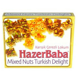 Hazer Baba. Лукум с фисташками миндалем фундуком 125 гр ( 8691230125896)
