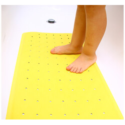 Aquababy. Антискользящий коврик для ванной 76х34 Желтый (662337)