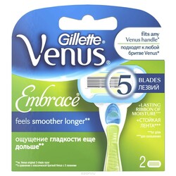 Gillette. Змінні картріджи для гоління Venus Embrace(955558)