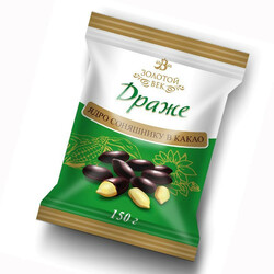 Золотой Век. Драже Ядро подсолнечн в какао-порошке 150г(4820026703428)