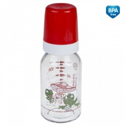 Пляшка скляна Canpol з малюнком, 120мл, 3мес+  (42-202)
