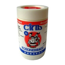 Козаченьки. Соль Экстра кухонная йодированная 200 г(4820021870026)