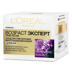 L'Oreal. Крем для обличчя Тріо Актив Проти зморшок 50мл(3600522058922)