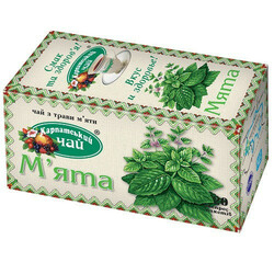 Карпатський чай. Чай м'ята 20*1,35г(4820024210034)