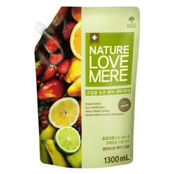 NatureLoveMere. Гель для стирки детских вещей с экстрактом фруктов "Fruit Baby" 1.3 л (8809402090006