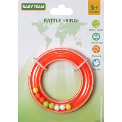 Baby Team. Игрушка-погремушка "Кольцо", 3мес+ (8440)