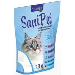 Природа. Наполнитель SaniPet силикогелевый 3,8л (4823082402663)