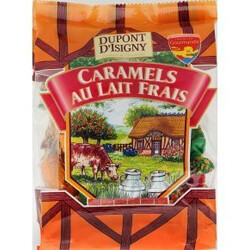 Dupont D'Isigny. Ирис ассорти молочный мягкий 250г(3215690347015)