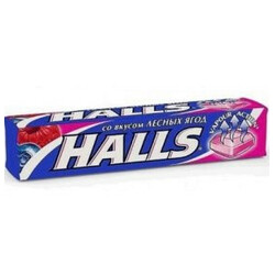 Halls. Леденцы лесные ягоды 25,2 гр( 7622210679505)