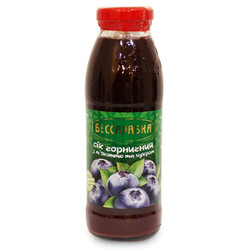 Бессарабка. Сок черничный с мякотью 0,3л (4820105083632)