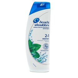 Head & Shoulders. Шампунь і бальзам обполіскувач проти лупи "2 в 1 Ментол", 400 мл(028522)