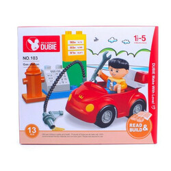 Игрушка детская Конструктор Бензозаправка 13эл D1  (0250010708568)