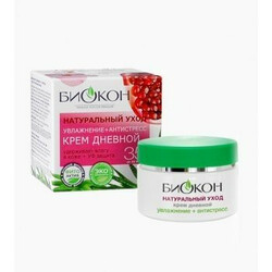 Биокон. Крем Натуральный уход увлаж+антистресс дневной 50 мл(4820160032514)