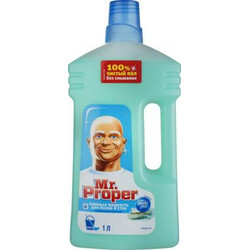 MR PROPER. Рідкий миючий засіб для прибирання підлоги і стін Гірське Джерело і Прохолода 1л (408450064499