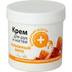 Домашний доктор. ККрем для рук и ногтей  Пчелиный воск 250мл (4823015924521)